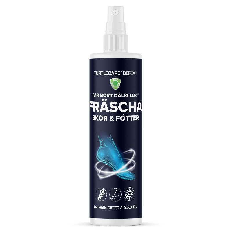 Skor & Fötter Desinfektion (250ml) - Turtle Care Defeat