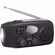 Nödradio med solceller & powerbank