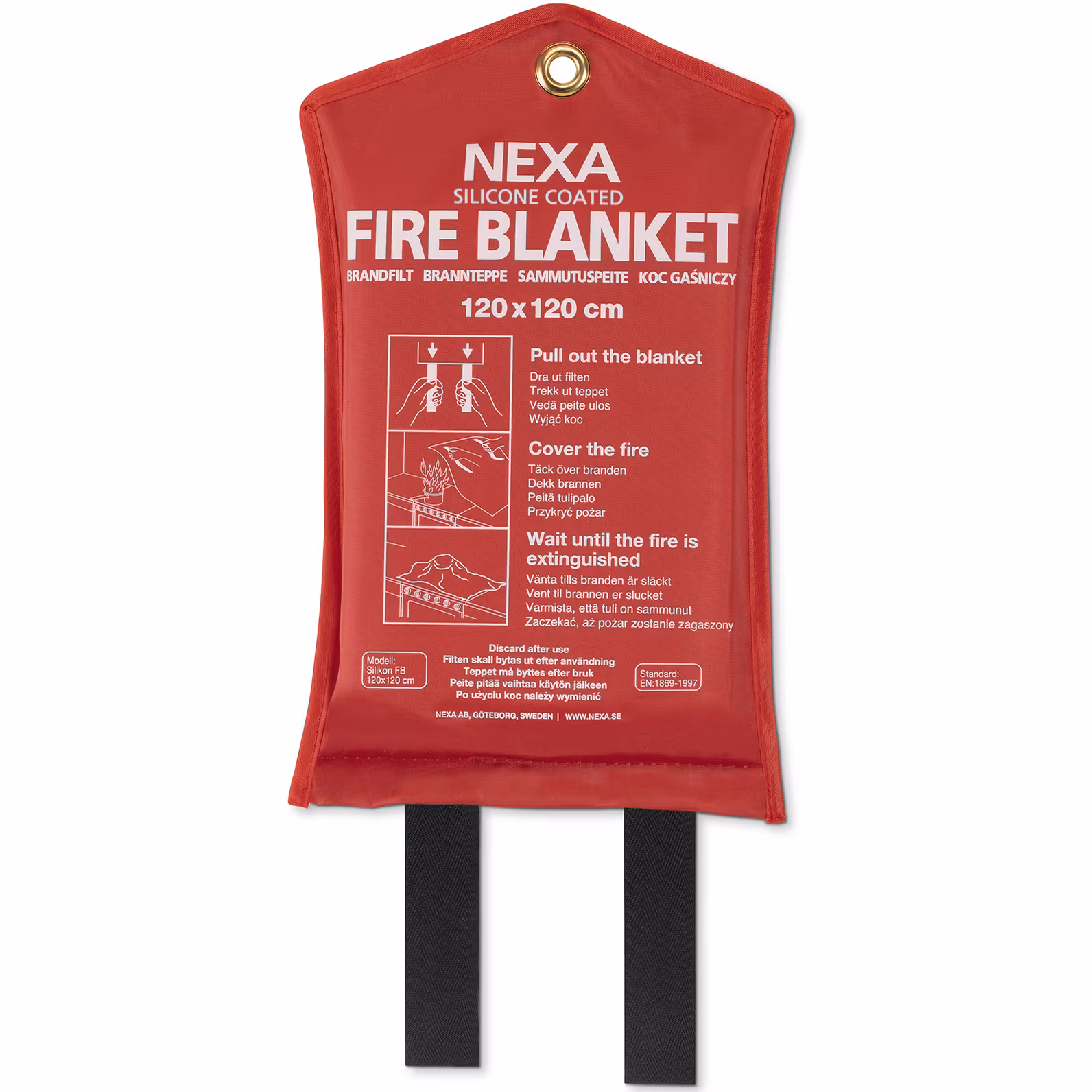 NEXA Silikon Brandfilt 120x120