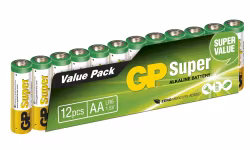 GP Super Alkaline AA 15A/LR6 Batterier 12-pack