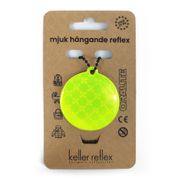 Mjuk rund hängande reflex - Gul