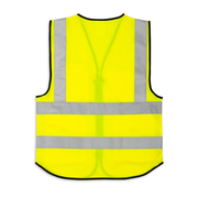 Reflexväst HI-VIS 3M med dragkedja och fickor