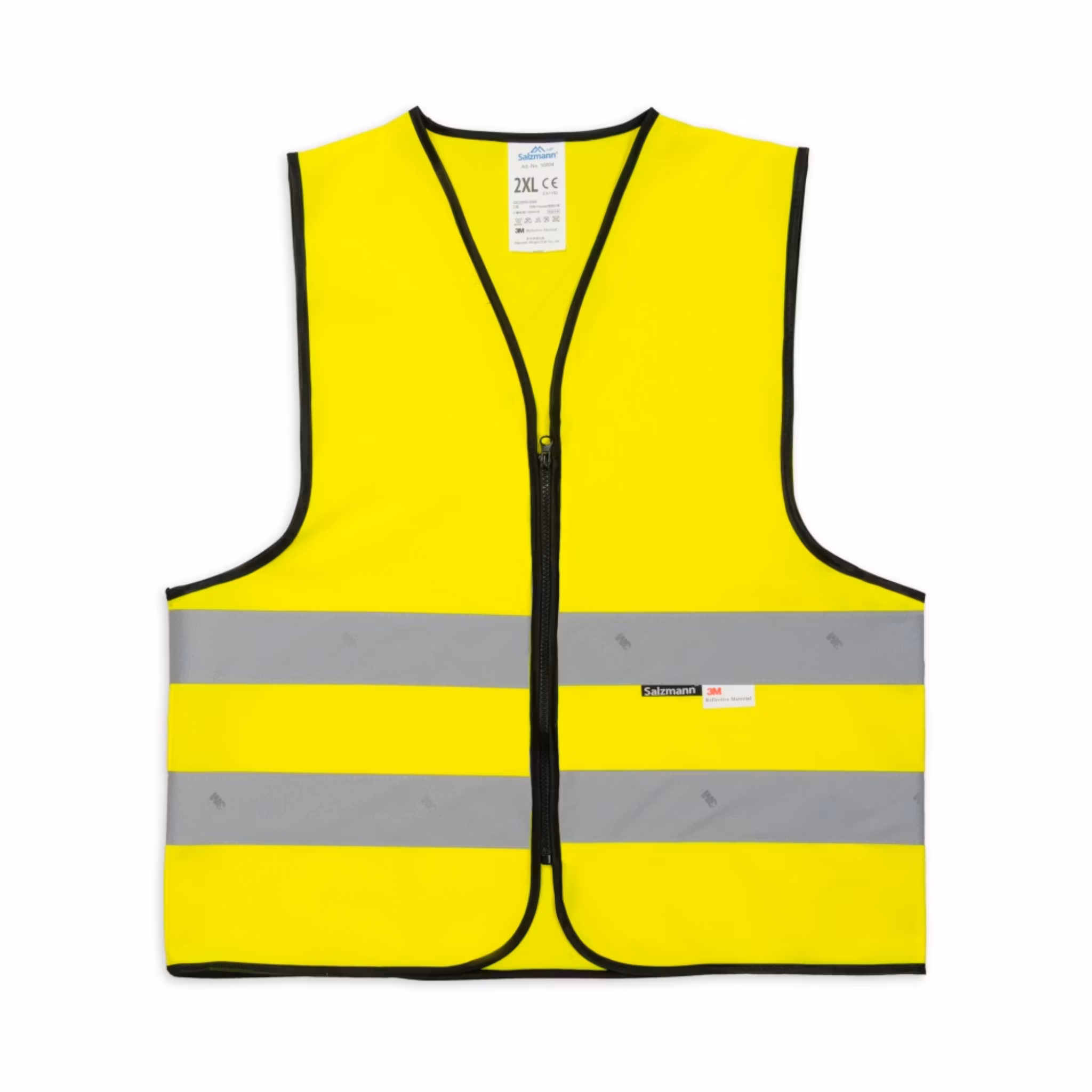 Reflexväst HI-VIS 3M med dragkedja