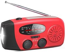 Nödradio med solceller & powerbank