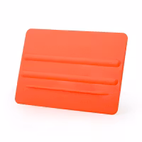 Röd mjuk skrapa 10cm