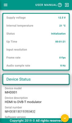 Terra MHD004P HDMI till DVB-C modulator med HDMI bypass