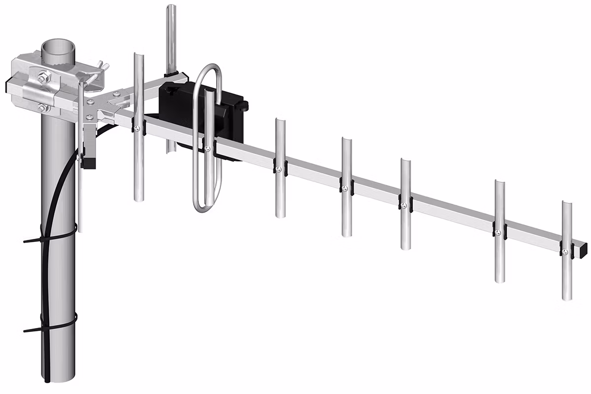 800-980Mhz Yagi-antenn, 10-12,8dBi valfri kontakt 30cm