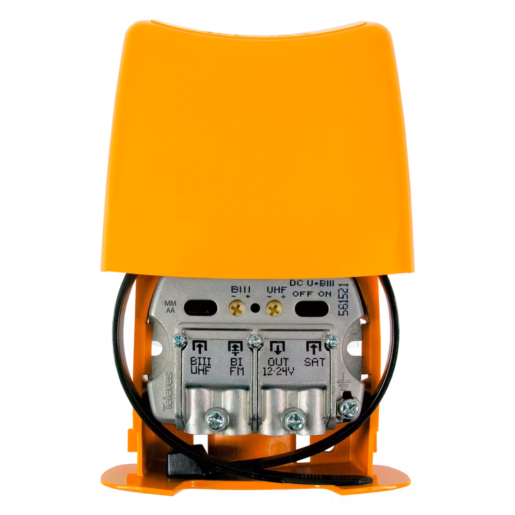 Mastförstärkare NanoKom 3 in, UHF/VHF/SAT