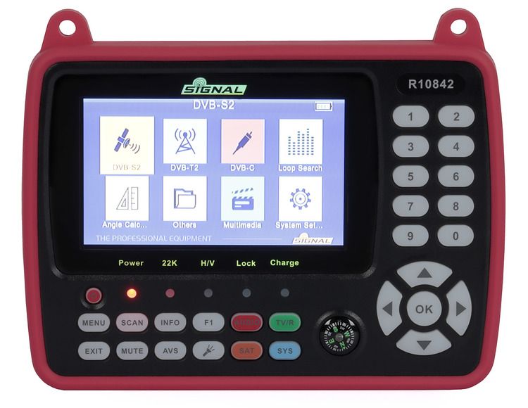 R 10155 mätinstrument för digitaltv DVB-C / T / T2 / S / S2 HEVC10