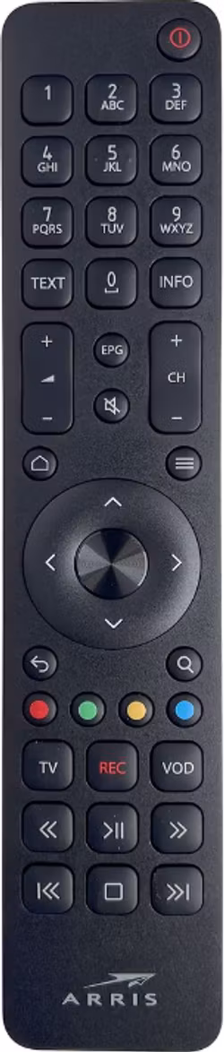 Ersättnings Fjärrkontroll Arris VIP4302 m.fl.