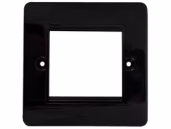 Ram för 2 moduler VIT rundad kant