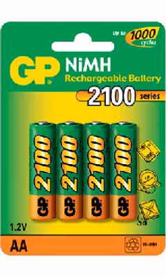 Gp Powerbank 4-pack AA/R6 2100mAh