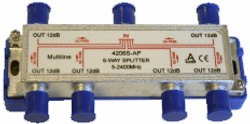 6-vägs splitter