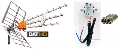Televés DAT-HD 45 16db Förstärkningspaket 12V LTE