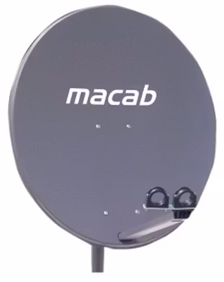 Macab Parabol 74x84cm sidmatning