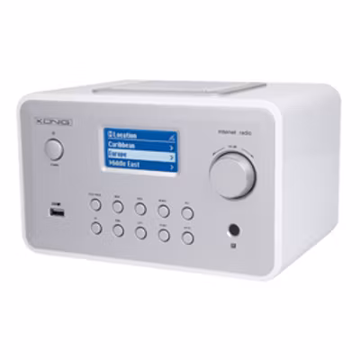 König HAV-IR21 Internetradio / Mediaspelare VIT