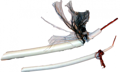 Antennkabel super tunn 3,7mm koaxial 200m Rulle