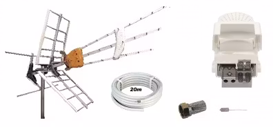 Antennpaket Västkusten Small + 20m kabel LTE