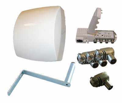 Hallo Antennpaket 38 + 20 db distributionsförstärkare