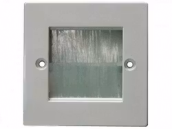 Universal modul med borste vit exkl. ram