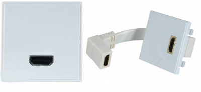 Digitaltvexperten Vägguttag HDMI med adapter hona