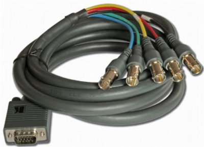 Kramer VGA-RGBHV 5 BNC hona 1,8m C-GM/5BF-6
