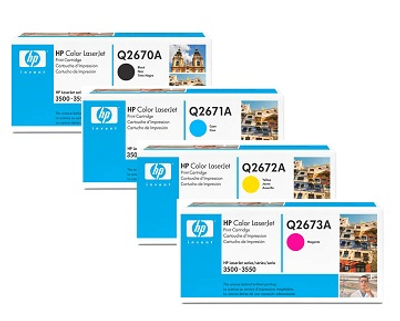 Hp Lasertoner Valuepack Q2670A plus färger