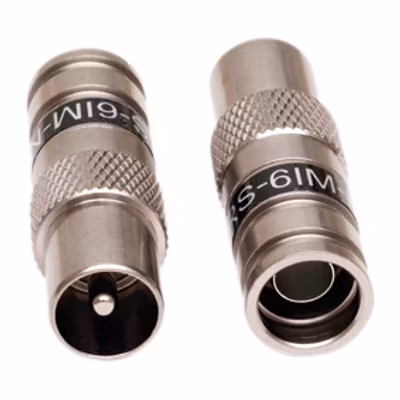 PCT IEC-kontakt hane COMPR. RG-6, PCT-DRS6IM 10-pack