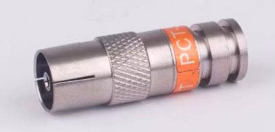 PCT IEC-kontakt hona COMPR. RG-59, PCT-DRS59IF 10pack
