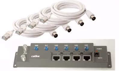 Catline Paket 4 ut antenn i nätverkskabel inkl. baluner