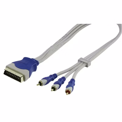 High grade PRO Scart-Komponent 5m