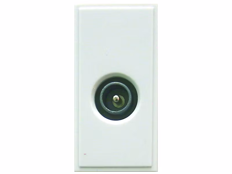 Modul Vägguttag Singel Coax (Hane)