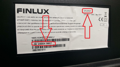  Finlux Fjärrkontroll alla modeller