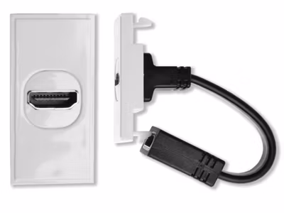HDconnect HDMI modul med svans VIT