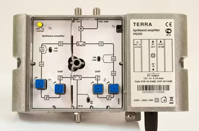 Terra HS-200 Antennförstärkare 1 utgång splittband comhem
