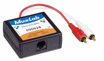 Muxlab Balun för Analogt Ljud RCA Hona