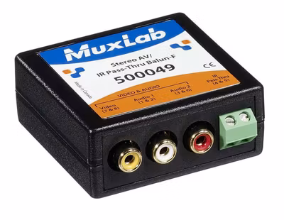 Muxlab Stereo AV balun med IR Hona