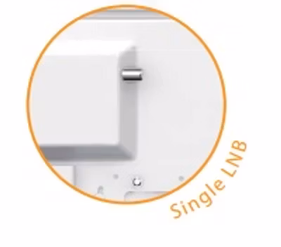 Selfsat Platt Parabol med 1 LNB (Starkare mottagning)