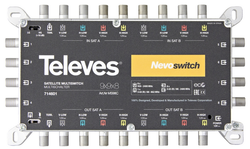 Nevo Multiswitch 9 ingångar 8 utgångar med kaskad