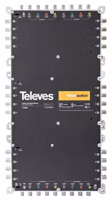 Televés Nevo Multiswitch 9 ingångar 24 utgångar med kaskad