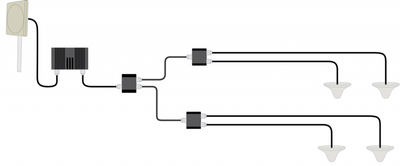 MobilePartners 3G repeaterpaket med fyra inomhusantenner