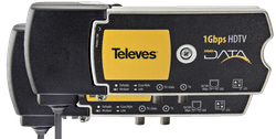 1 Gbps Nätverk över koax eller el-uttag, opto x2