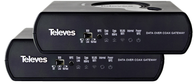 Televés Triple Play Gateway med 1 Gbit och PLC x2