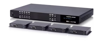 CYP/// HDMI till HDBaseT Matris med 4 mott, HDCP 2.2, 4K