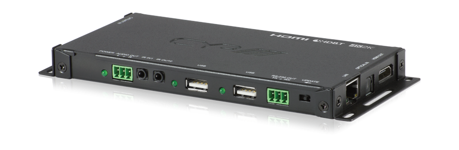 HDBaseT 2.0 Slimline Mottagare, 4K2K, HDCP 2.2, USB