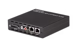 DVI sändare över HDBaseT, 100m, PoC, LAN, Analogt Ljud