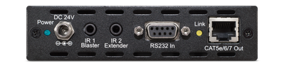 CYP/// DVI sändare över HDBaseT, 100m, PoC, LAN, Analogt Ljud