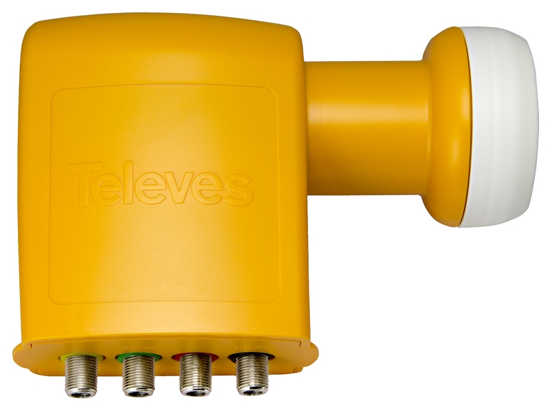 LNB Quattro / 4 utgångar, NF 0.3 dB