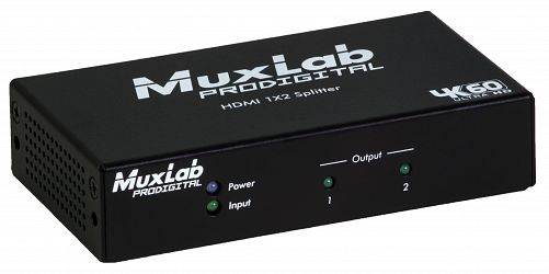 HDMI splitter 1:2 med 4K UHD, 60 hz