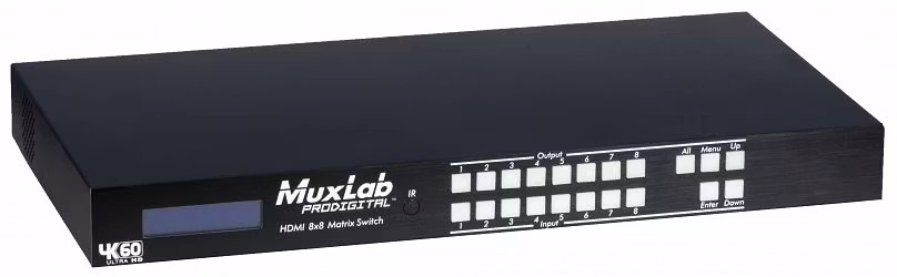 HDMI 8x8 Matrisväxel UHD-4K@60Hz, HDCP2.2